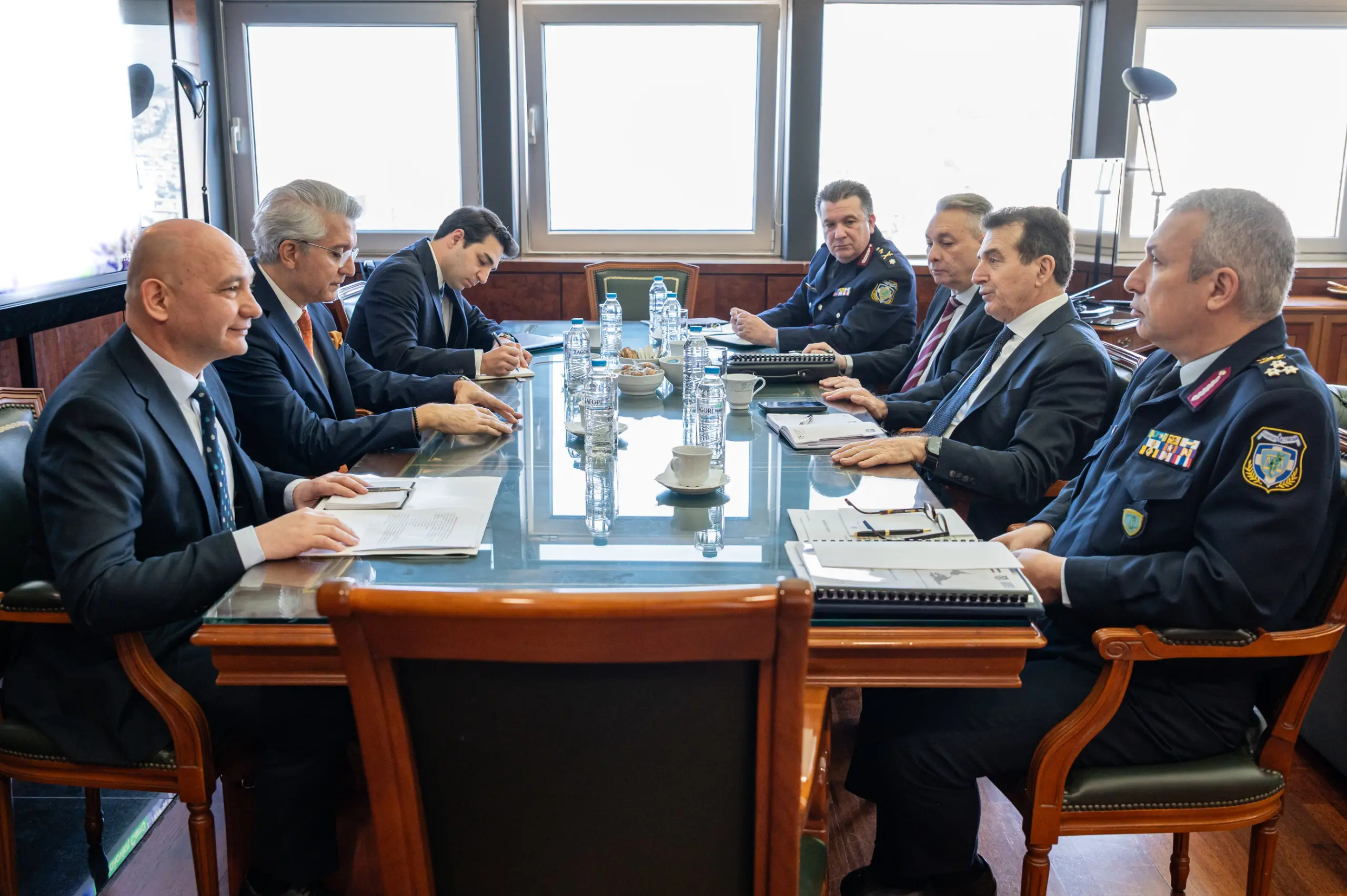 Διαδοχικές συναντήσεις  Μ. Χρυσοχοΐδη με την Πρέσβη της Ολλανδίας και τον Πρέσβη της Τουρκίας 