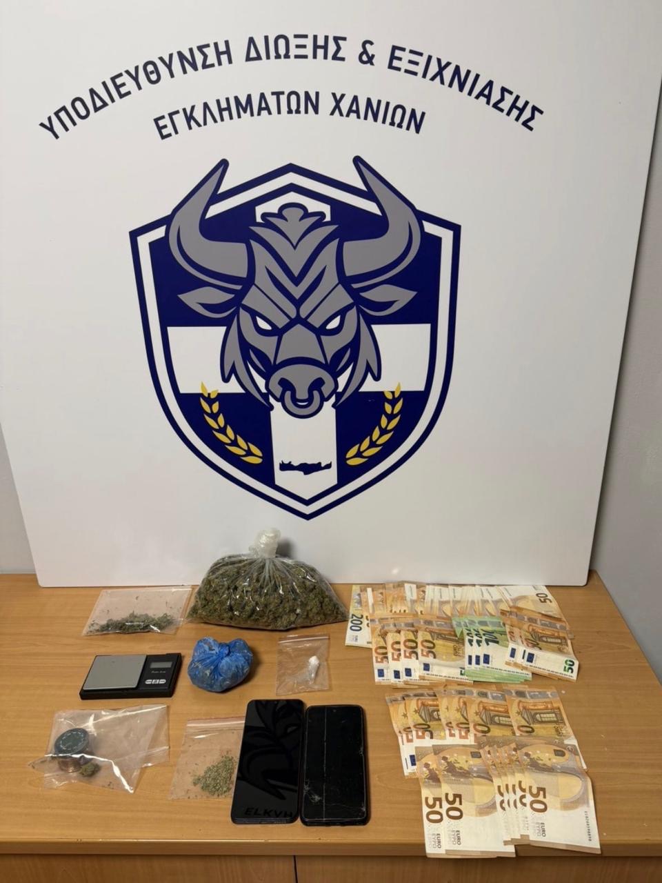 Δύο συλλήψεις αλλοδαπών για ναρκωτικά, στα Χανιά