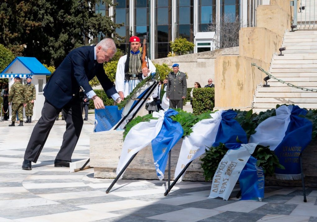 Ο Θανάσης Δαβάκης στον εορτασμό της επετείου του Εθνικοαπελευθερωτικού Αγώνα της Ε.Ο.Κ.Α 1955-1959