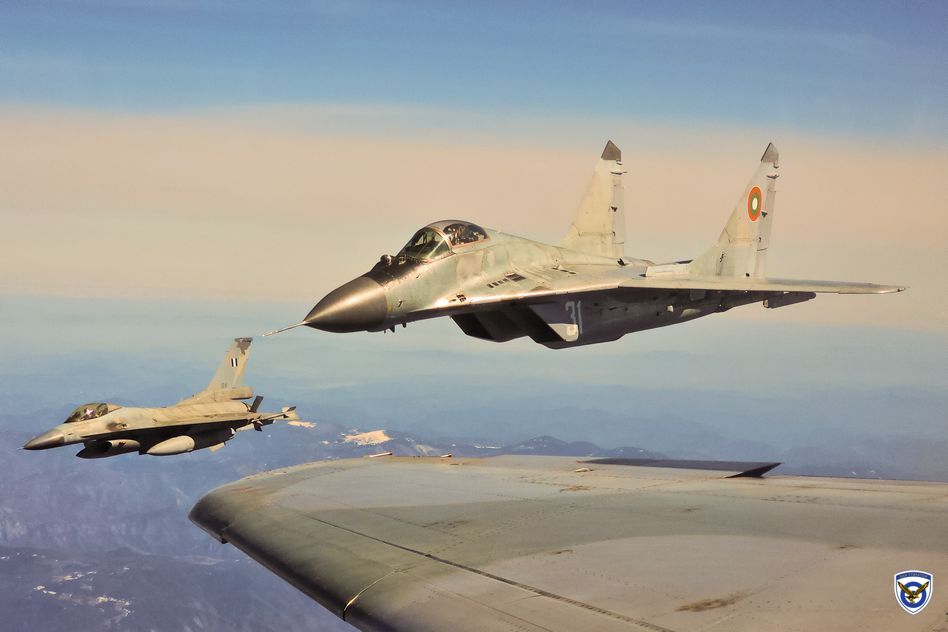 Συνεκπαίδευση της ΠΑ με τη Βουλγαρική Πολεμική Αεροπορία