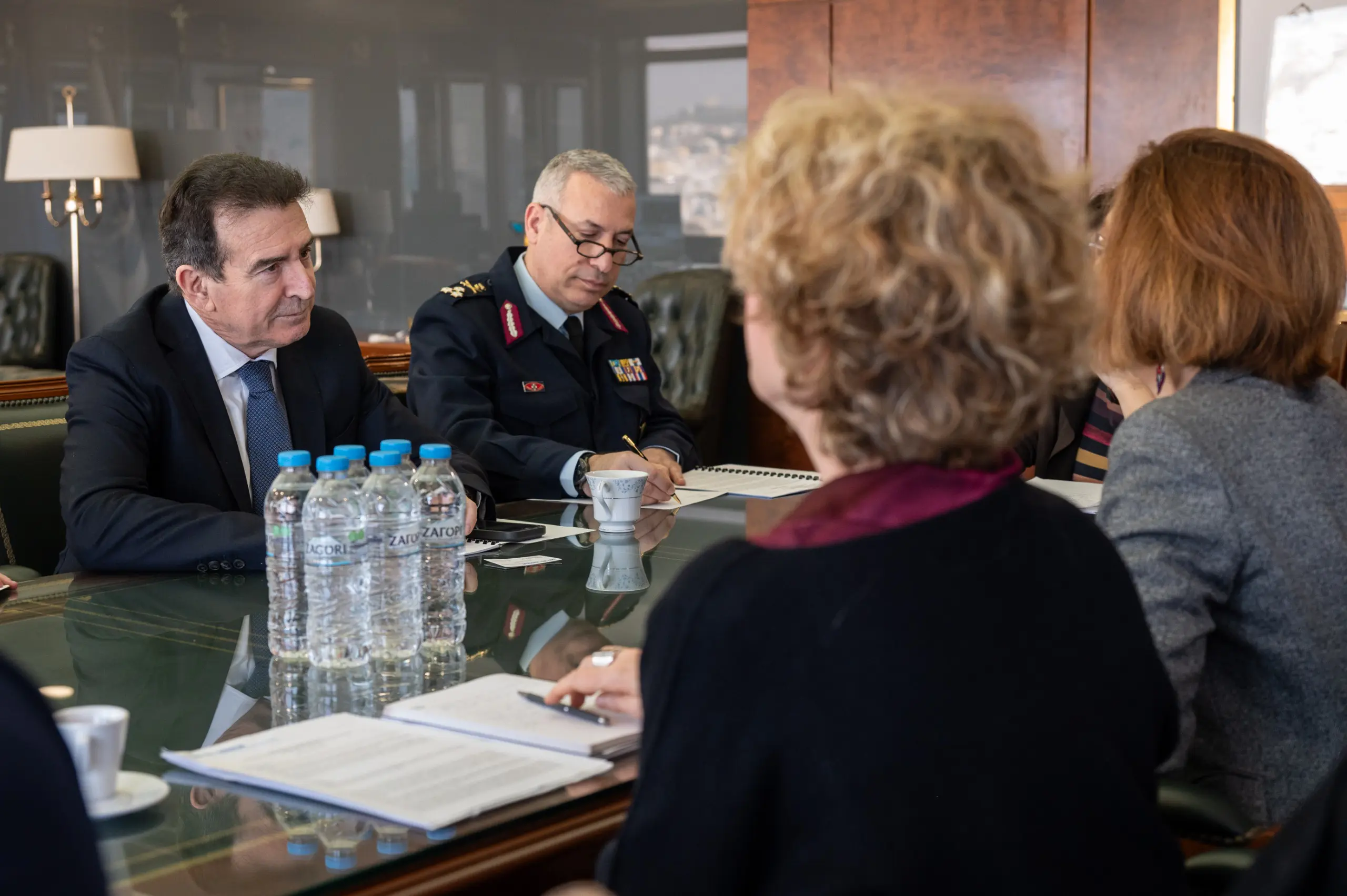 Συνάντηση  Μ. Χρυσοχοΐδη με τη νέα Επικεφαλής του Γραφείου της Ύπατης Αρμοστείας του Ο.Η.Ε. για τους Πρόσφυγες στην Ελλάδα  