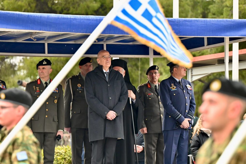 Παρουσία Ν. Δένδια στην Ορκωμοσία των Νεοσύλλεκτων Οπλιτών της 2026 Α΄ ΕΣΣΟ, στον Αυλώνα