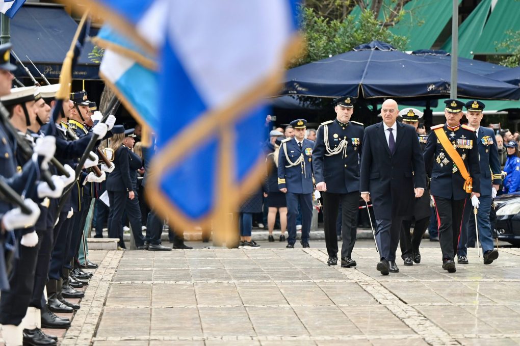Παρουσία Νίκου Δένδια στην Παρέλαση και στη Δοξολογία για την Εθνική Επέτειο της 25ης Μαρτίου, στην Αθήνα