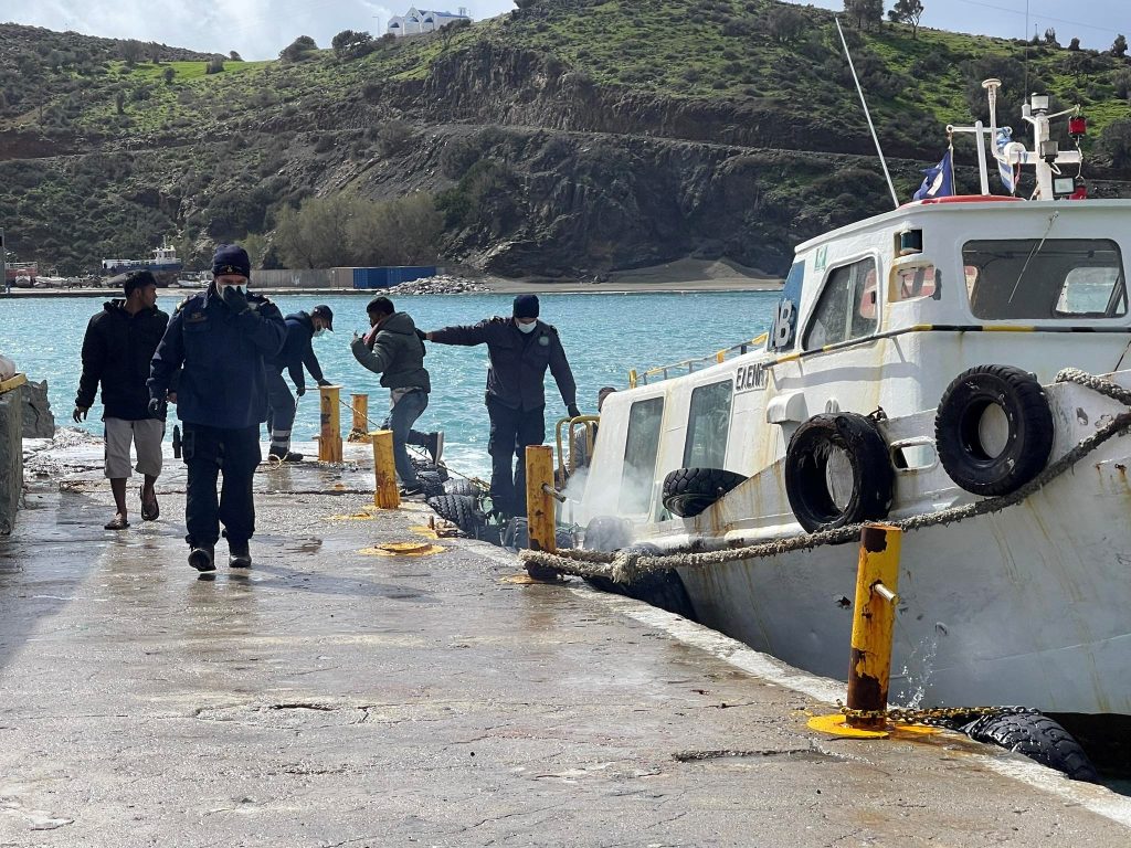 Ηράκλειο: Νέα άφιξη προσφύγων και μεταναστών