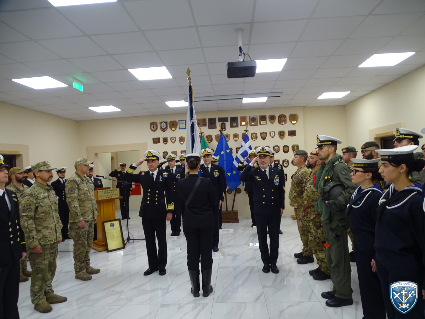 Παράδοση Καθηκόντων Διοικητή εν Πλω της Επιχείρησης «IRINI» από την Ελλάδα