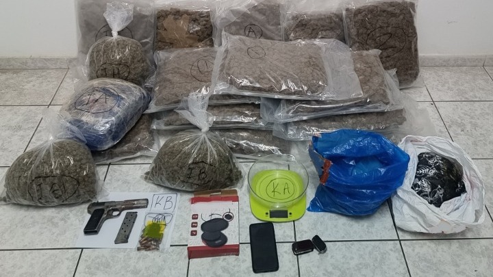 Συνελήφθη αλλοδαπός για διακίνηση και κατοχή ναρκωτικών – Κατασχέθηκαν πάνω από 20 κιλά κάνναβης