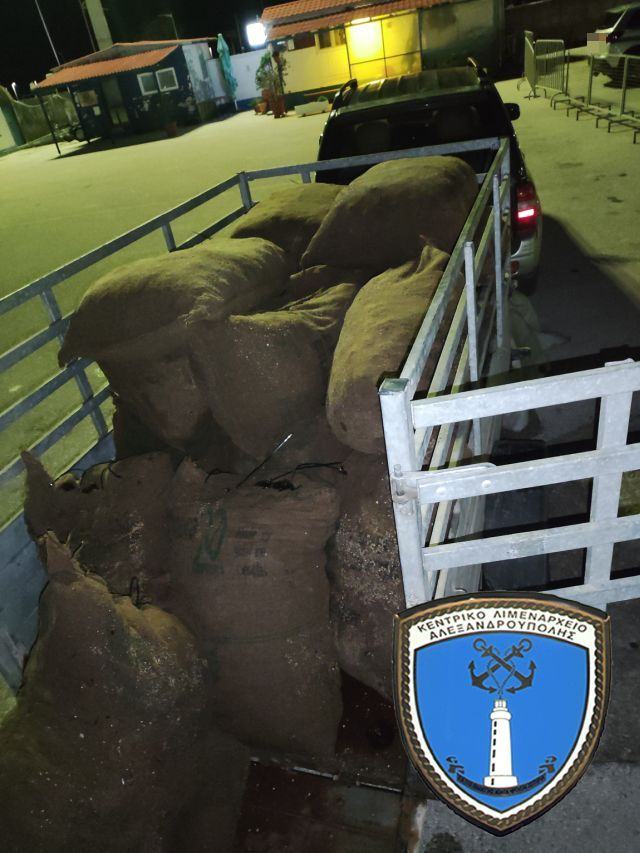 Πέντε συλλήψεις για παράνομη αλιεία αχινών στο λιμάνι της Αλεξανδρούπολης