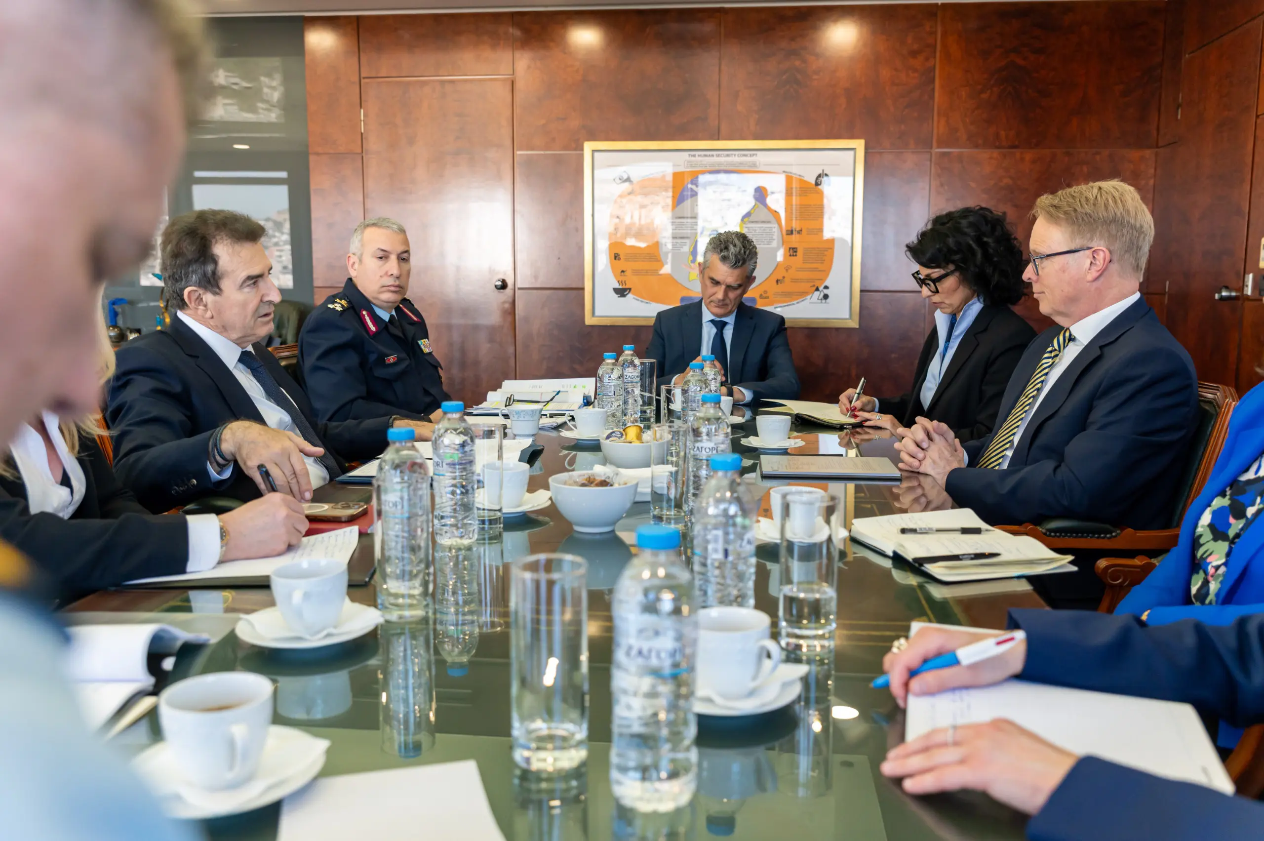 Συνάντηση Μ. Χρυσοχοΐδη με τον Εκτελεστικό Διευθυντή του Frontex, Hans Leijtens