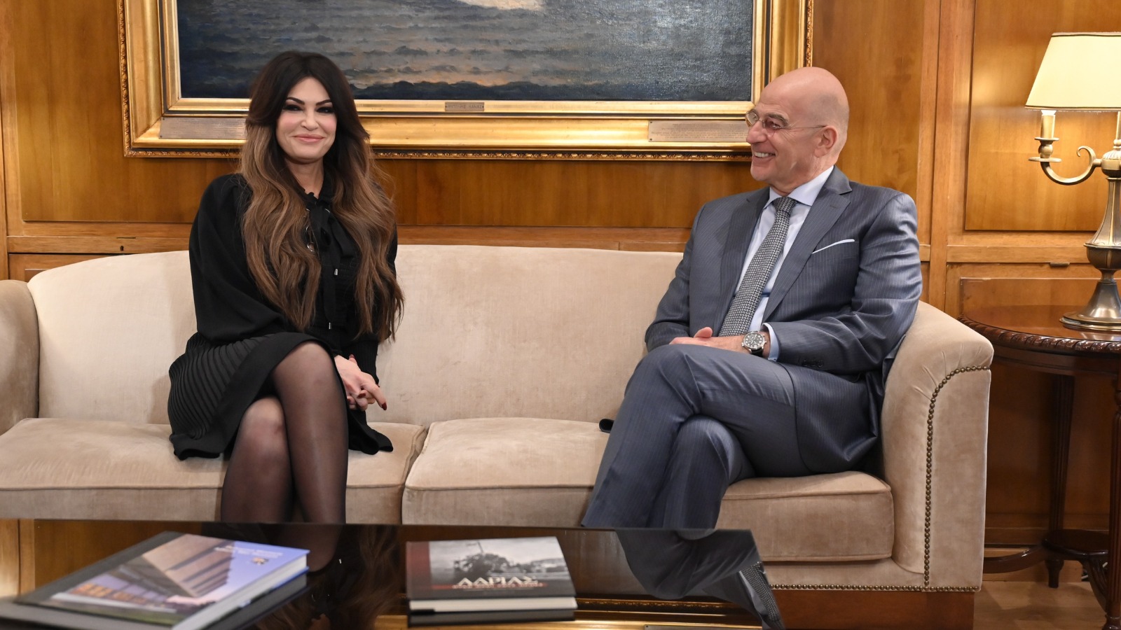 Συνάντηση Ν. Δένδια με την πρεσβευτή των ΗΠΑ, Κ. Γκίλφοϊλ