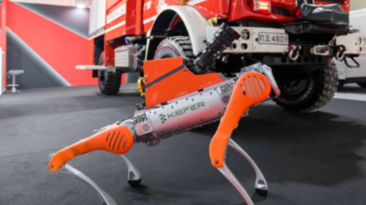 KIEFER: Παρουσίαση του πρώτου πυροσβεστικού ρομπότ στην Ελλάδα