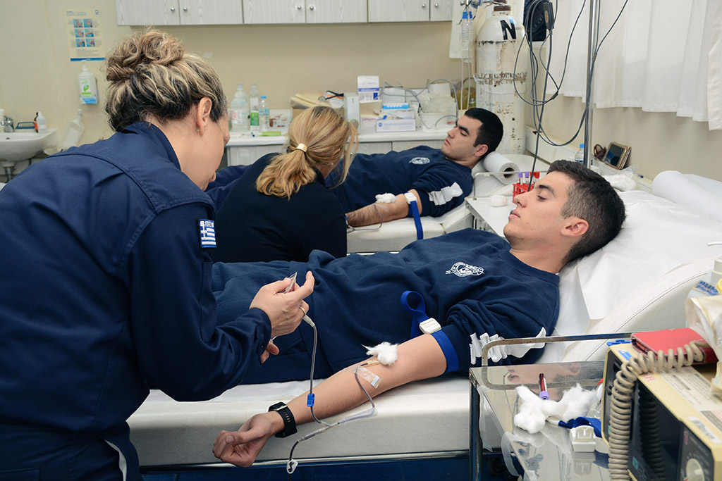 Ε.Α.Α.Ν.: Εθελοντική Αιμοδοσία στο Ναύσταθμο Σαλαμίνας 05.05.26