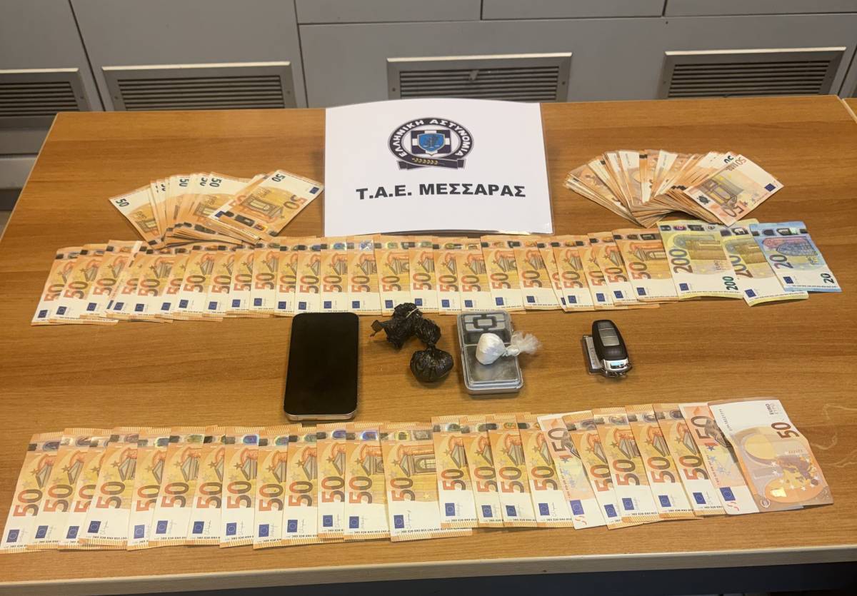 Χειροπέδες σε 25χρονο σε περιοχή του Δήμου Φαιστού – Είχε ναρκωτικά στο αυτοκίνητό του