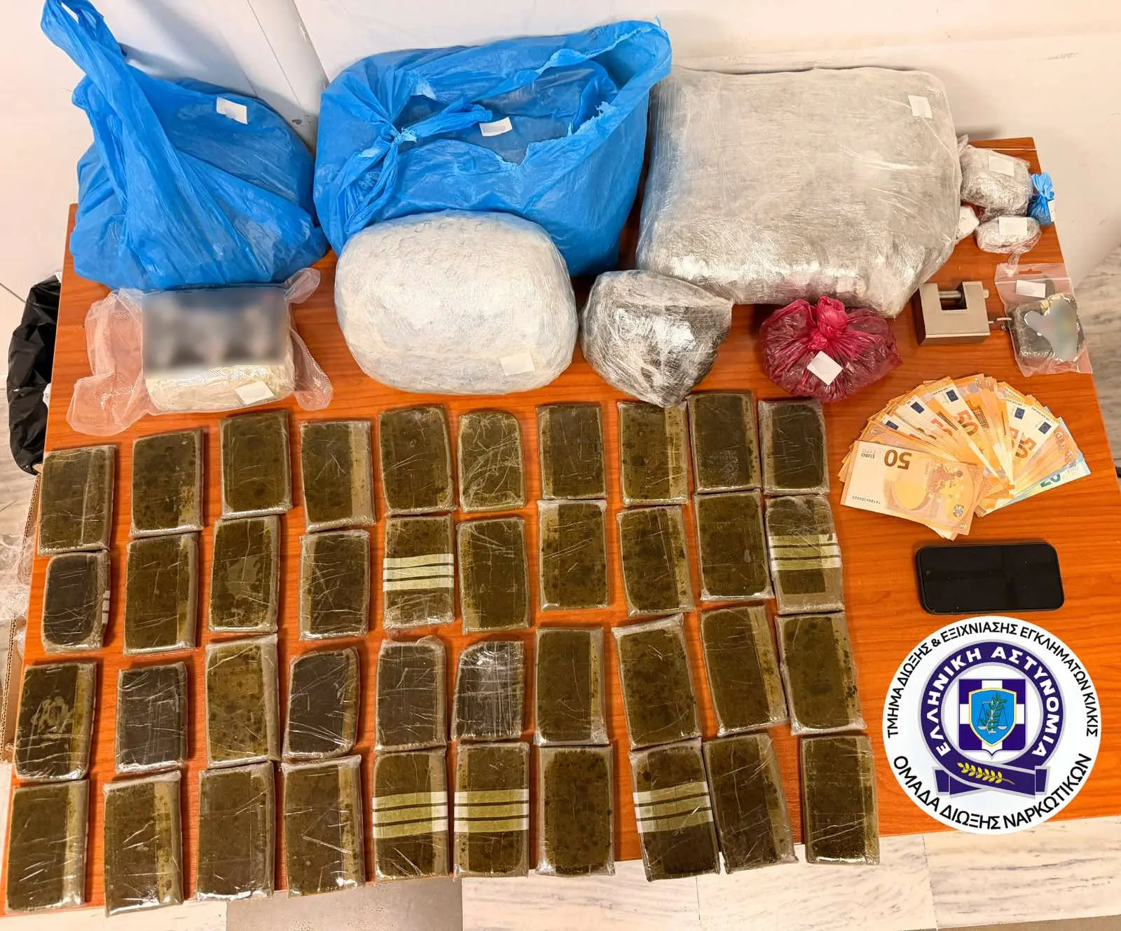 Σύλληψη άνδρα για διακίνηση και αποθήκευση ναρκωτικών σε περιοχή της Θεσσαλονίκης