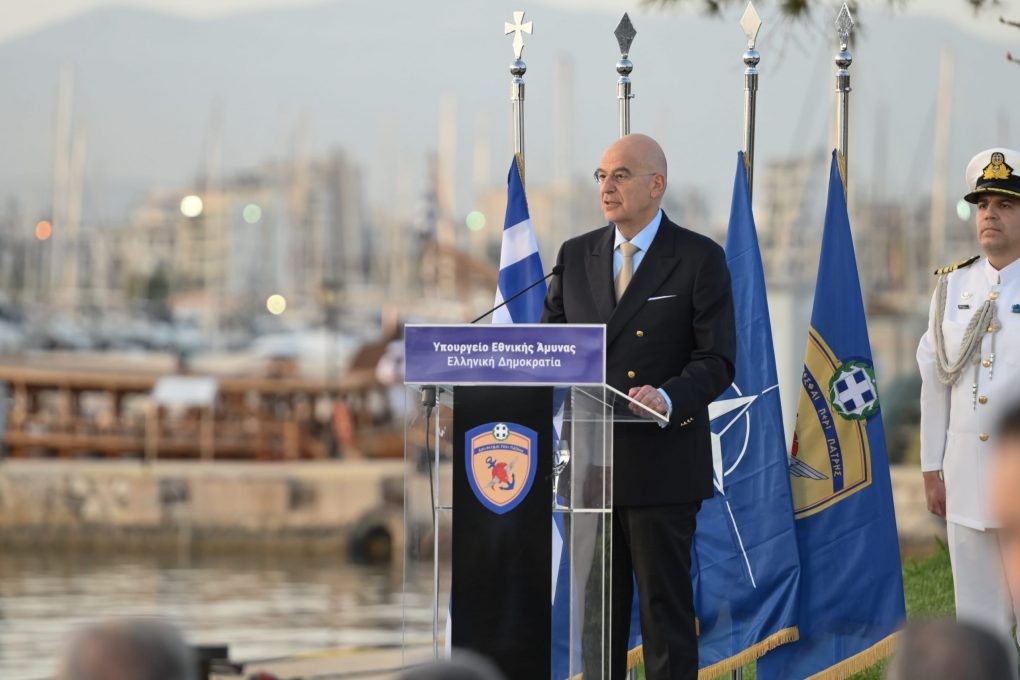 Παρουσία Υπουργού Εθνικής Άμυνας στην τελετή παράδοσης του Υ/Β «ΠΡΩΤΕΥΣ S-113» ως Μουσείου, στο Πάρκο Ναυτικής Παράδοσης