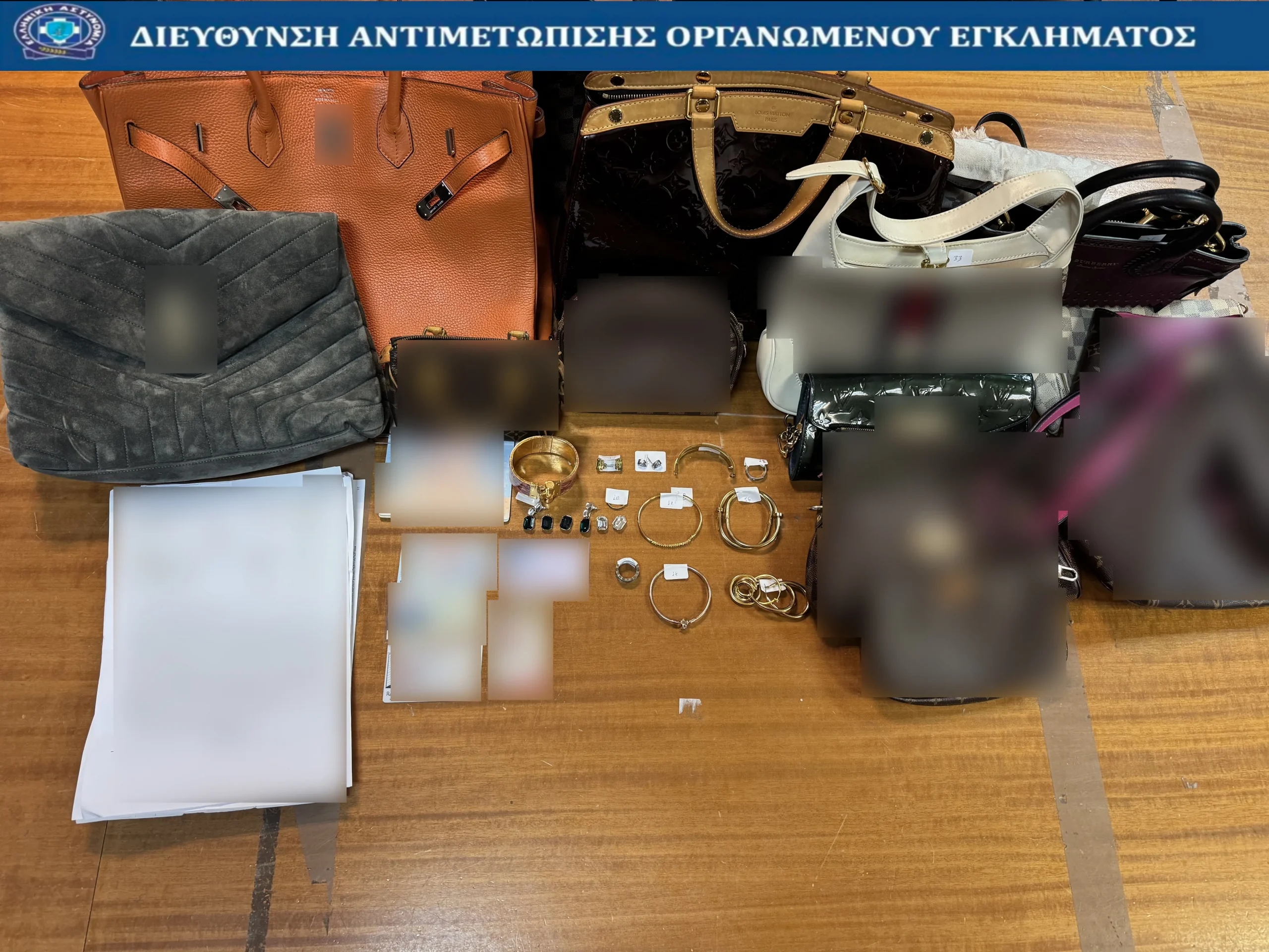 Εγκληματική οργάνωση διέπραττε διαρρήξεις σε πολυτελείς κατοικίες στην Αττική και στο εξωτερικό – Το αρχηγικό μέλος είναι έγκλειστος Σωφρονιστικού Καταστήματος