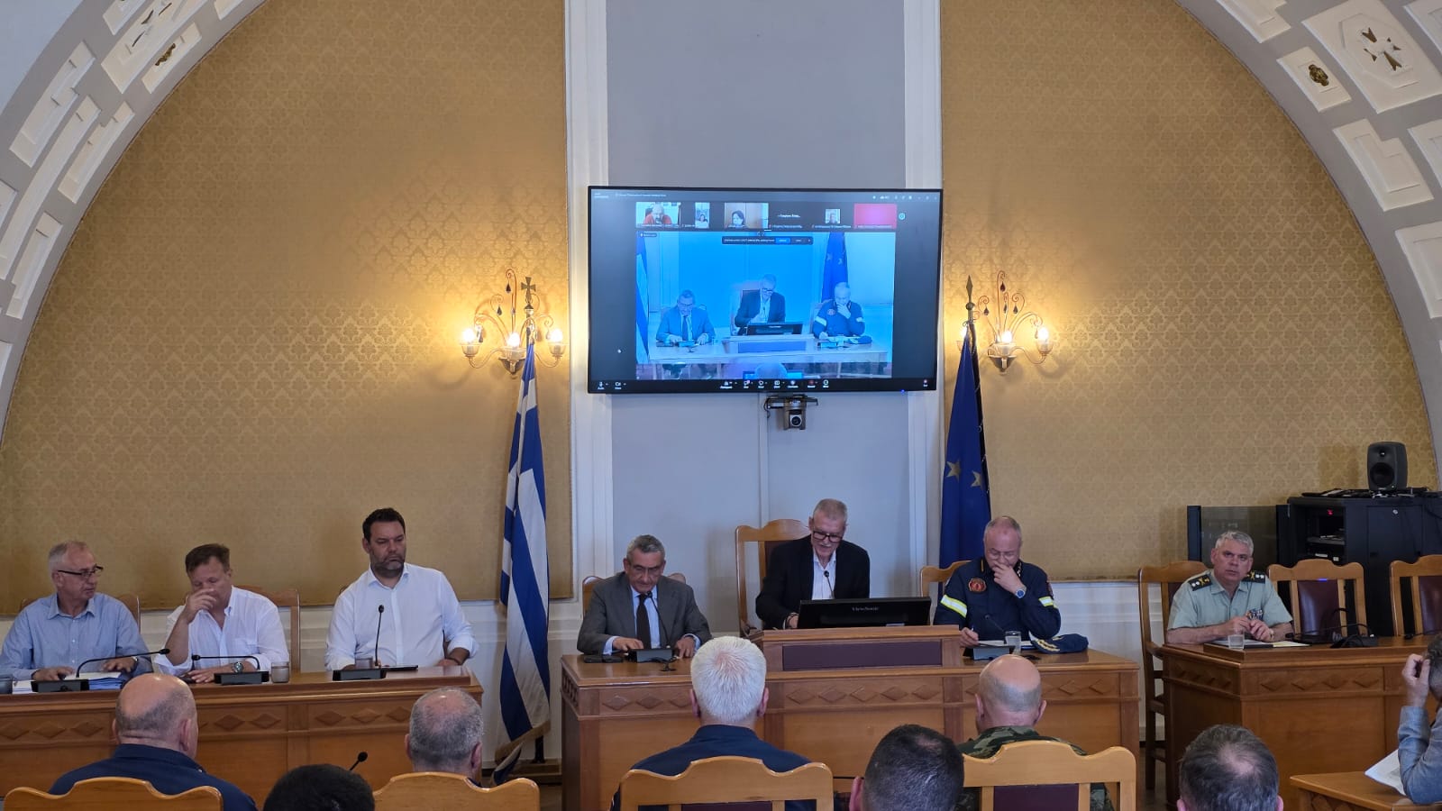 Ευρεία σύσκεψη υπό τον ΥΠΚΚΠΠ για την προετοιμασία της αντιπυρικής περιόδου στην Περιφέρεια Νοτίου Αιγαίου