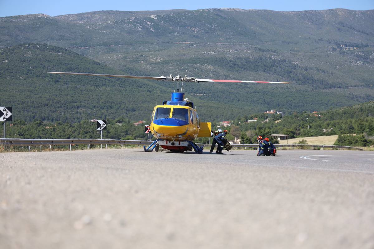 Παρουσία Υπουργού Κλιματικής Κρίσης και Πολιτικής Προστασίας Ευάγγελου Τουρνά στην άσκηση «ΔΙΑ ΠΥΡΟΣ 2026»