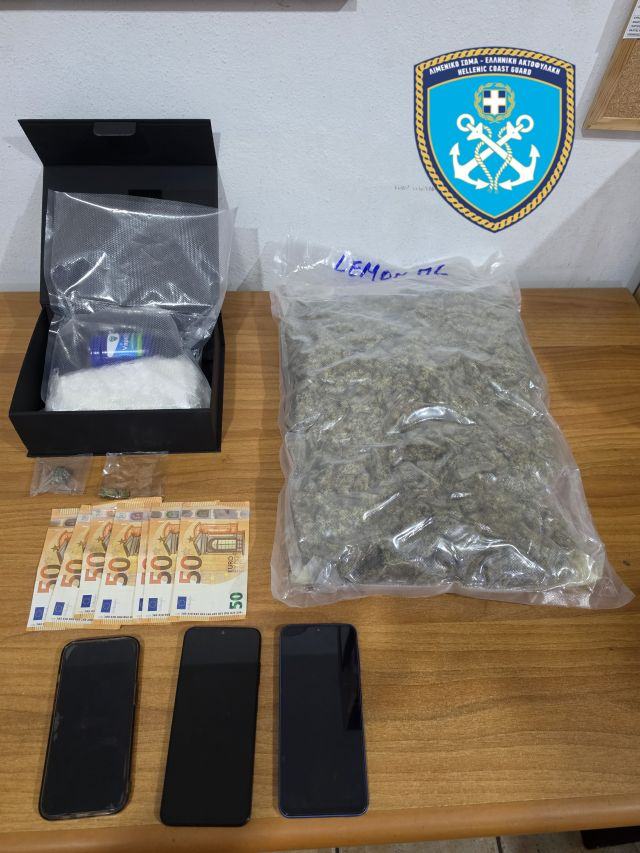 Εντοπισμός και κατάσχεση άνω του 1kg ακατέργαστης κάνναβης και 278gr κοκαΐνης