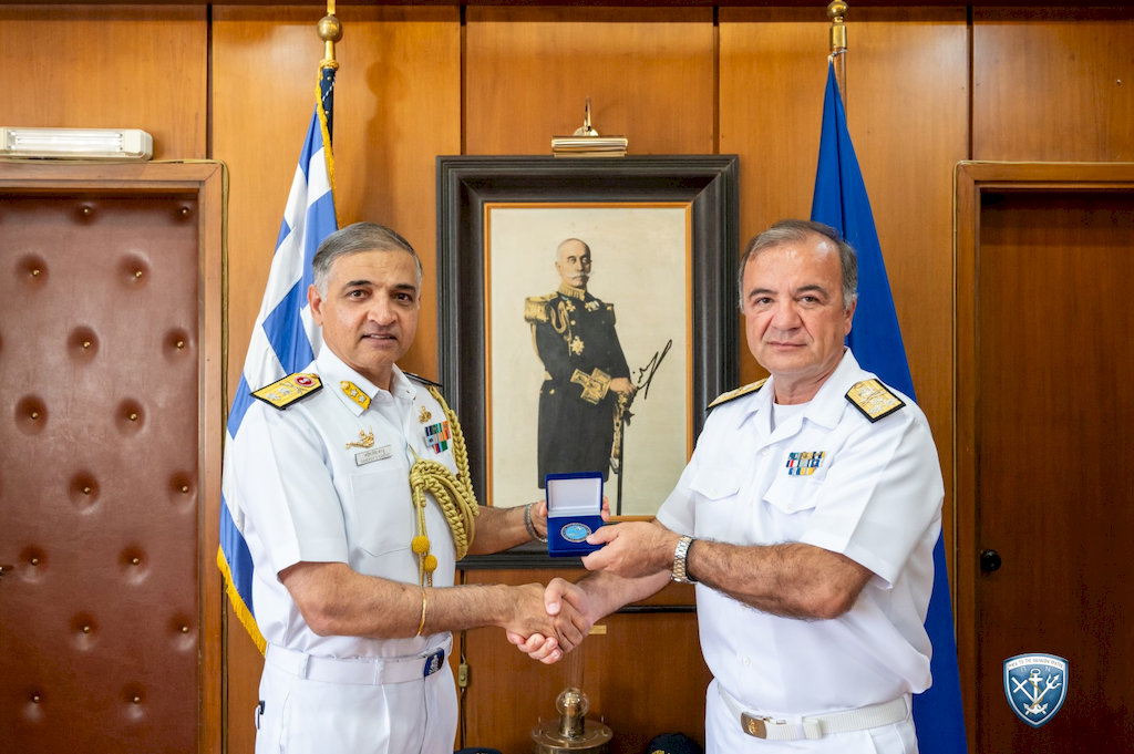 Επίσκεψη Αντιπροσωπείας National Defence College of India στο Αρχηγείο Στόλου και το Ναύσταθμο Κρήτης