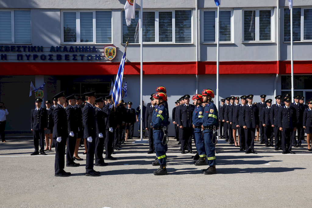 Τελετή ορκωμοσίας αποφοίτων Πυροσβεστών της 91ης εκπαιδευτικής σειράς