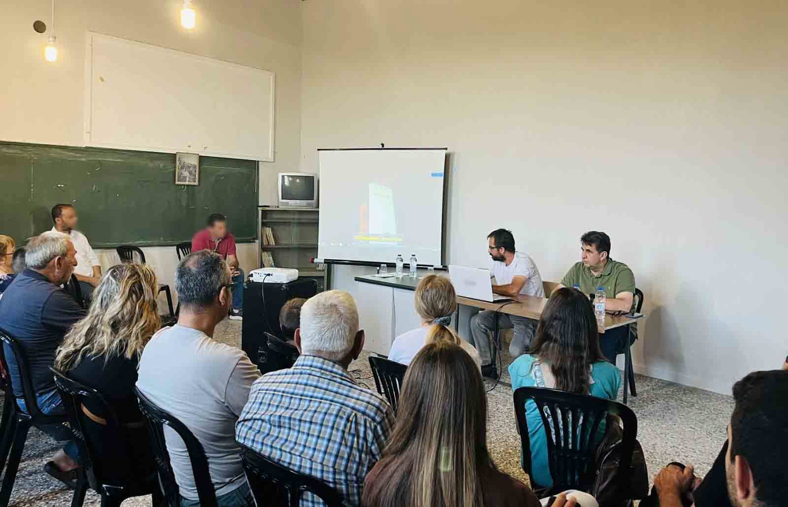 Ενημερωτική ομιλία σε πολίτες, στο Δημοτικό Σχολείο Σουλίνας με θέμα τις τηλεφωνικές απάτες