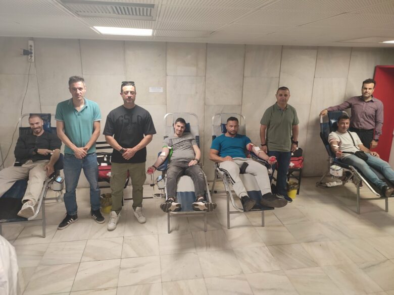 Μεγάλη ανταπόκριση στην εθελοντική αιμοδοσία της Ε.ΑΣ.Υ.Α.