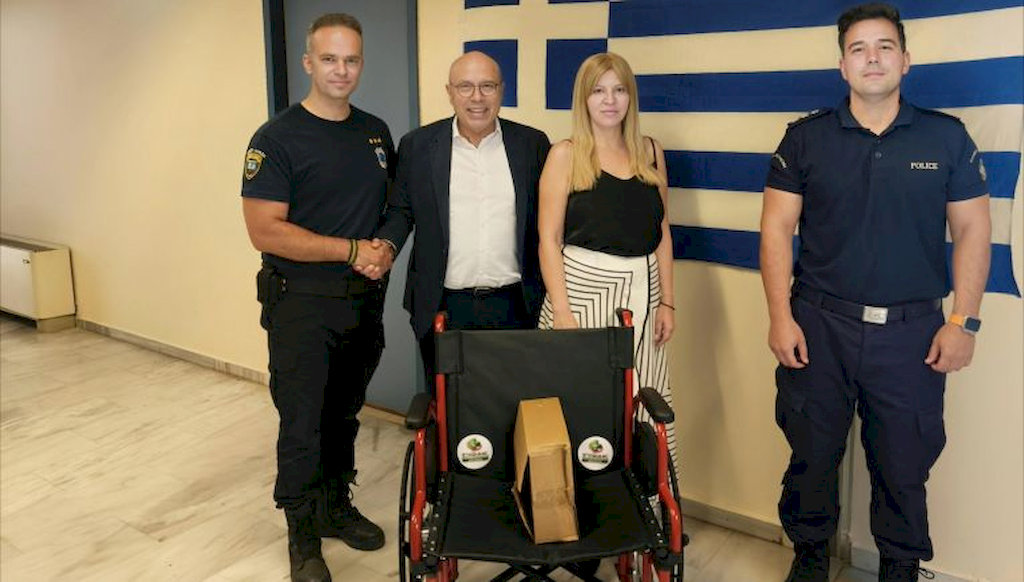 Νέα δωρεά στο Αστυνομικό Μέγαρο Ηρακλείου: Ενισχύεται η προσβασιμότητα για ΑμεΑ με πρωτοβουλία του ΣΥ.Φ.Α.Κ.