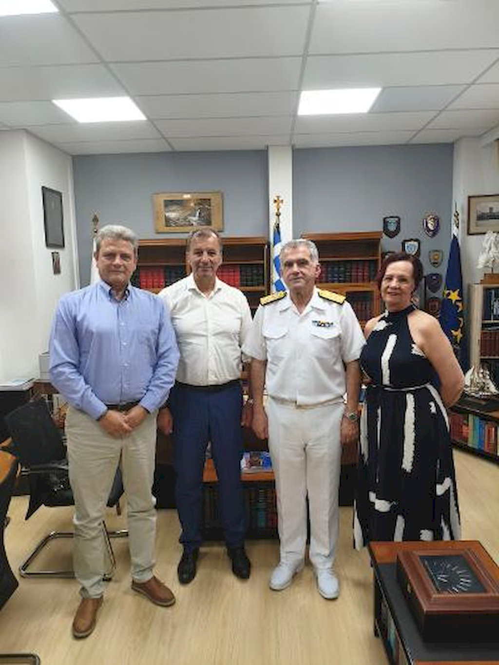 Ε.Α.Α.Λ.Σ :Θεσμική συνάντηση με τον Διοικητή του Ναυτικού Νοσοκομείου Αθηνών (Ν.Ν.Α.)