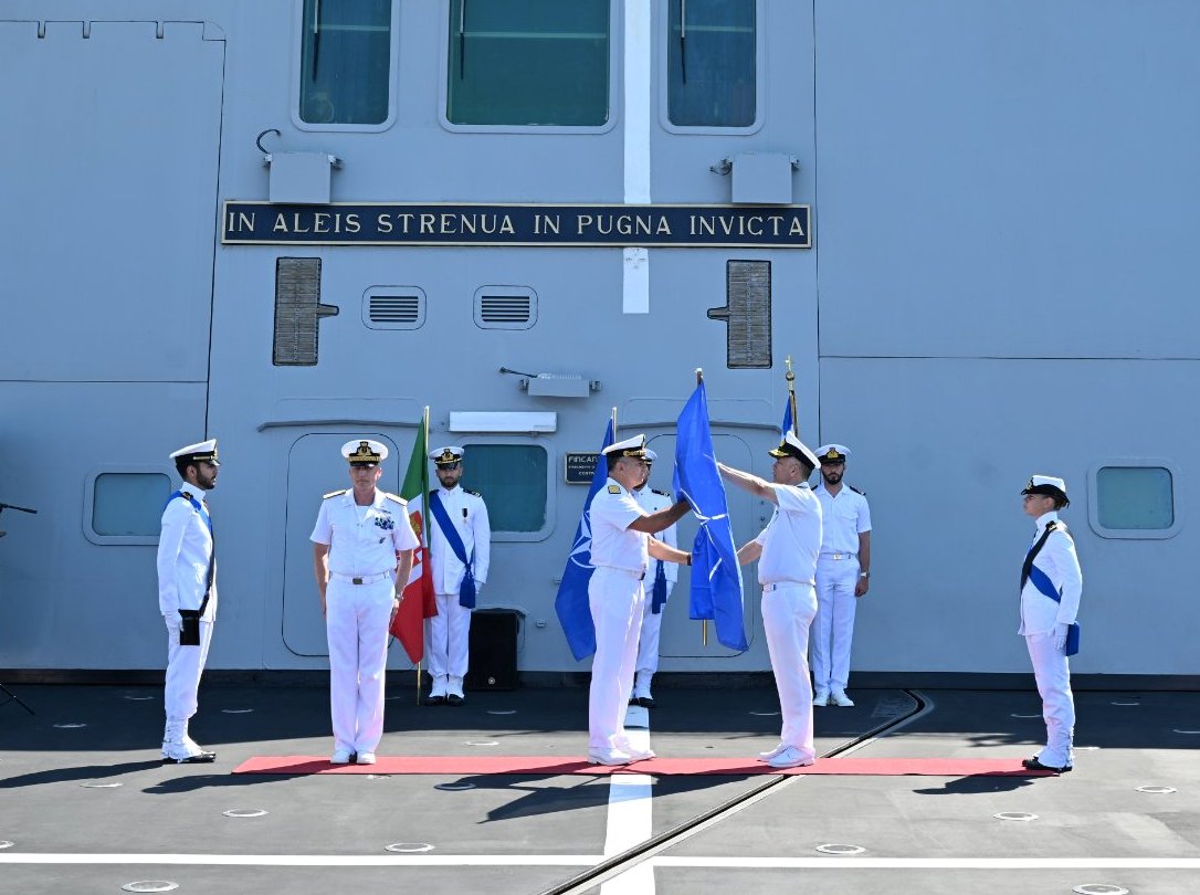 Τελετή Παραλαβής Καθηκόντων Διοικητή της Μόνιμης Συμμαχικής Ναυτικής Δύναμης 2 από την Ελλάδα