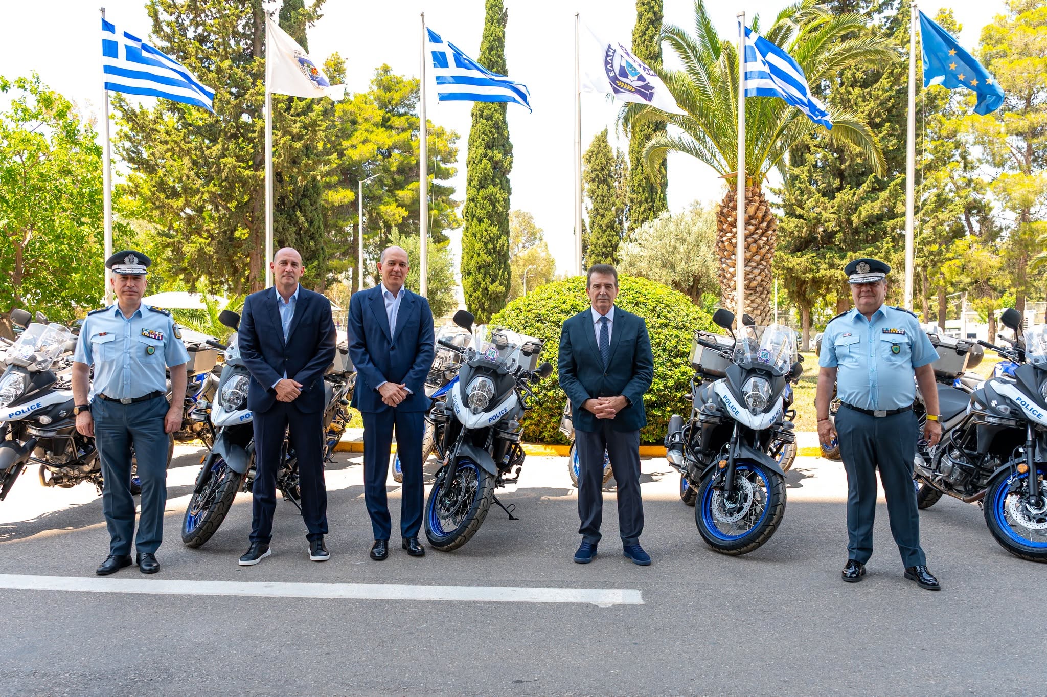 15 νέες μοτοσικλέτες στην ΕΛ.ΑΣ, δωρεά των Παναγιώτη και Γιώργου Αγγελόπουλου