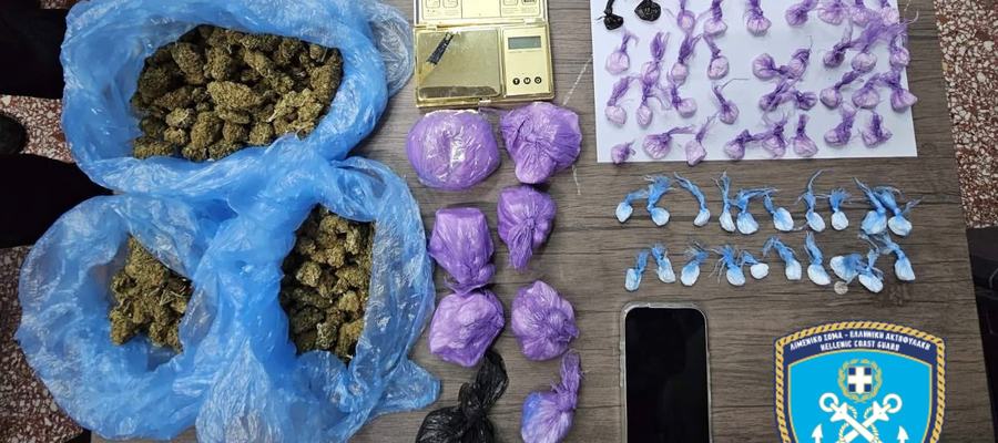Μυτιλήνη: Χειροπέδες σε 20χρονο για διακίνηση ναρκωτικών – Έκρυβε κοκαΐνη και κάνναβη σε μηχανάκι
