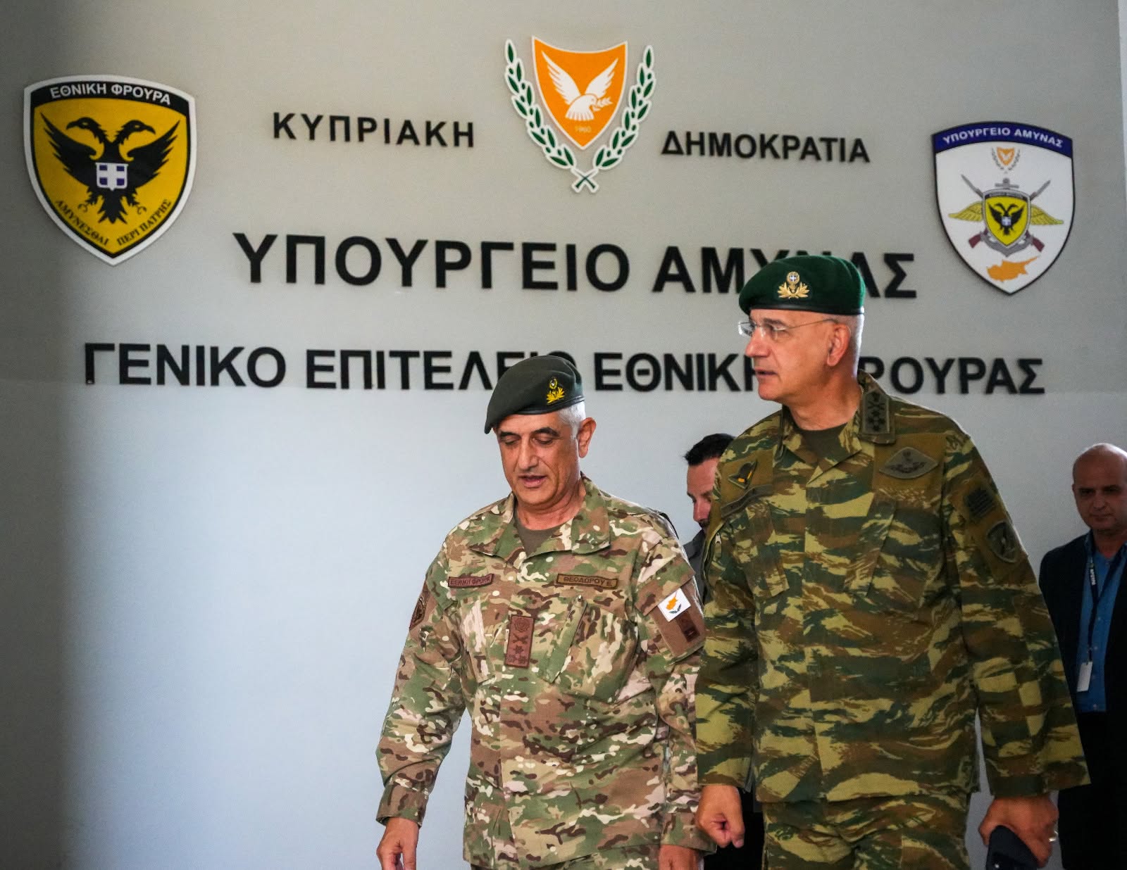 Επίσκεψη στην Κύπρο του Αρχηγού ΓΕΕΘΑ Δημήτριου Χούπη