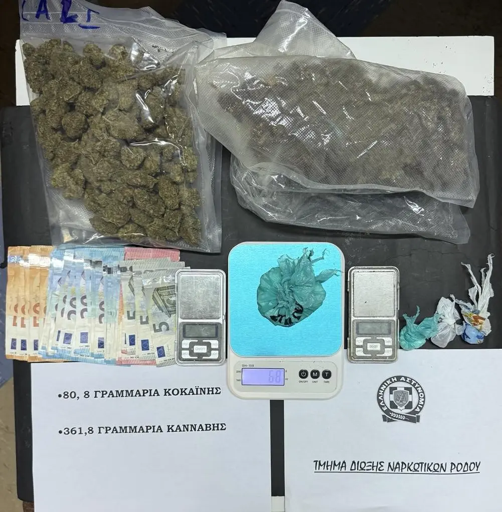 Ρόδος: Έκρυβε κοκαΐνη και κάνναβη σε “καβάτζα” 20χρονος – Πήγε να ξεφύγει παλεύοντας με αστυνομικούς (βίντεο)