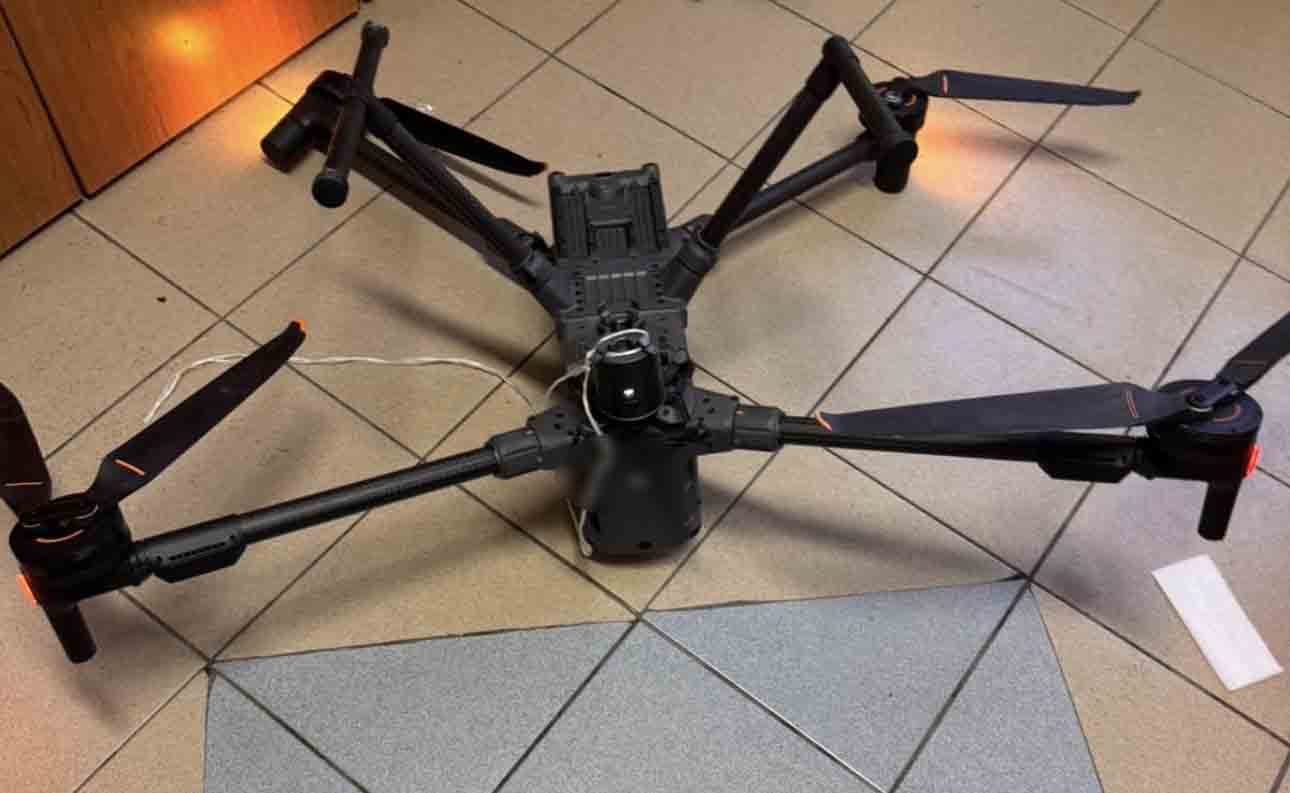 «Μπλόκο» της ΕΛ.ΑΣ. σε drone που επιχειρούσε να μεταφέρει παράνομα αντικείμενα στις φυλακές Λάρισας
