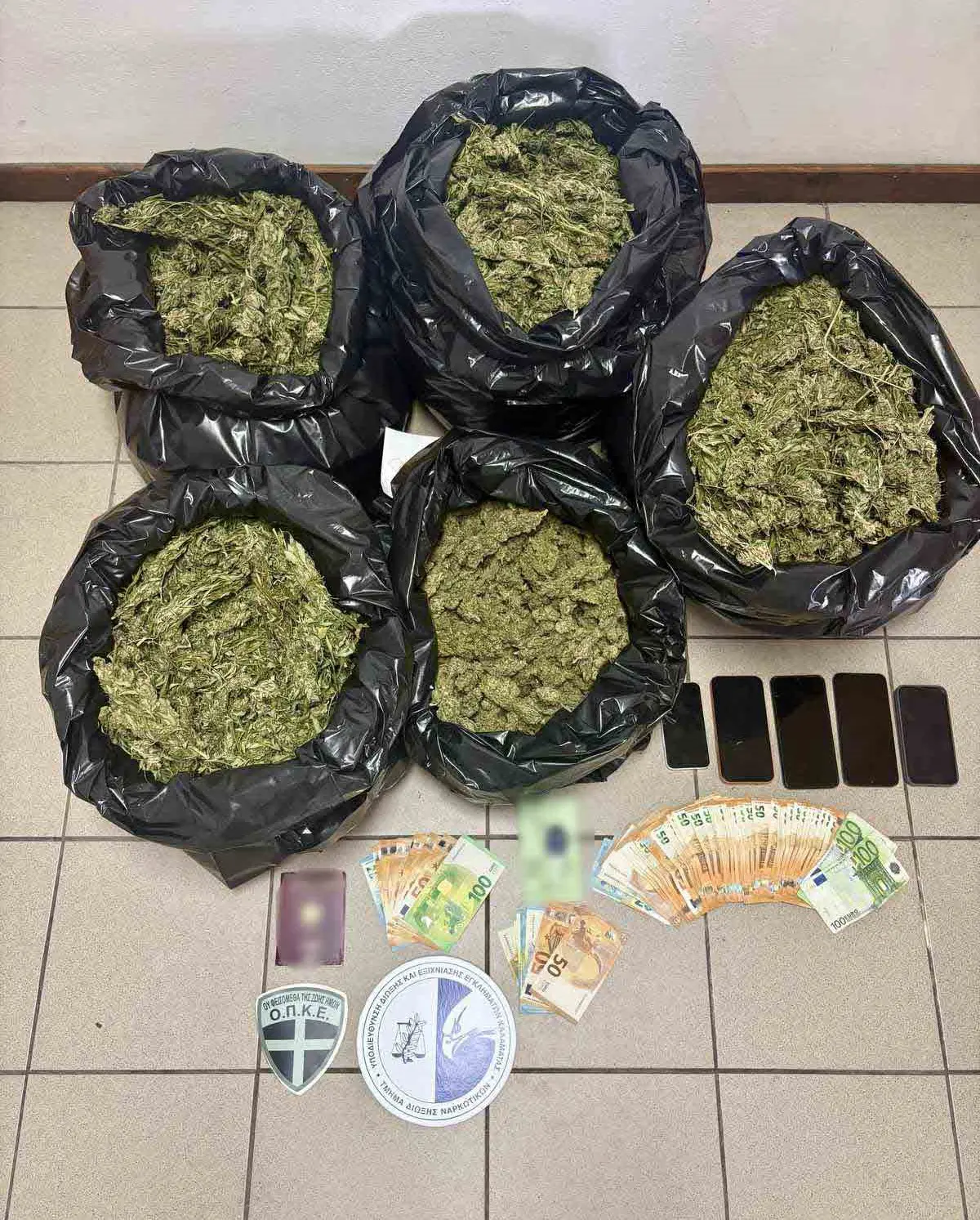 Μεσσηνία: Εξαρθρώθηκε εγκληματική οργάνωση διακίνησης ναρκωτικών – Στα χέρια της ΕΛ.ΑΣ. τέσσερα άτομα και 10 κιλά κάνναβης