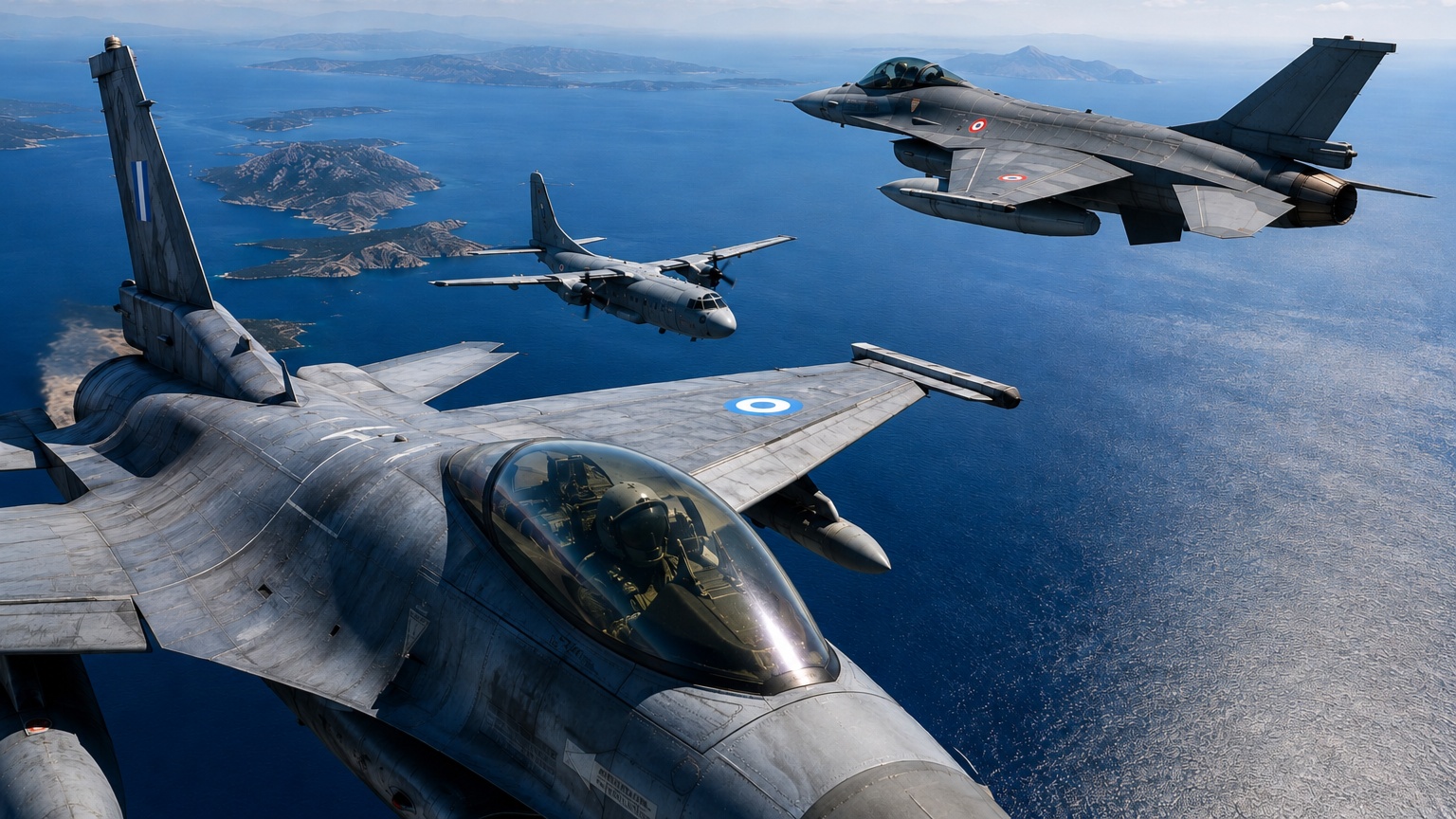 Αιγαίο: Κατακόρυφη αύξηση της τουρκικής παραβατικότητας – Συναγερμός στην Πολεμική Αεροπορία