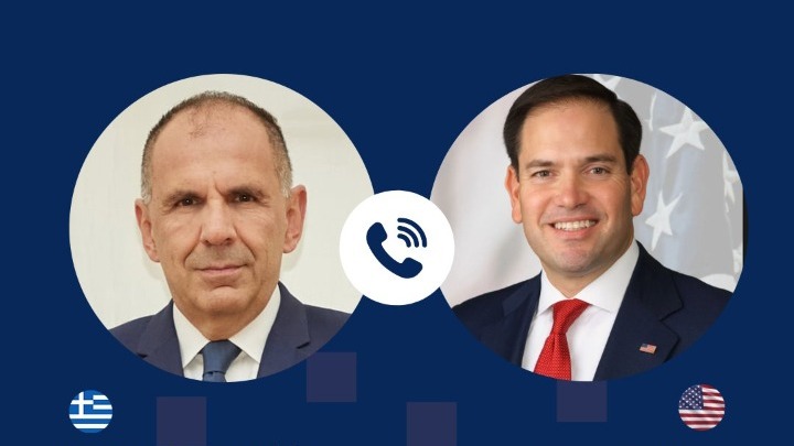 Τηλεφωνική επικοινωνία Γεραπετρίτη – Ρούμπιο: Στο επίκεντρο στρατηγικός διάλογος, Μέση Ανατολή, Ιράν και Ουκρανία