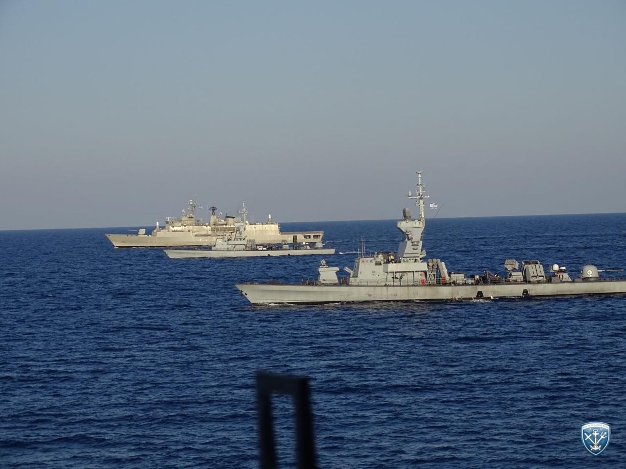 Συνεκπαίδευση Πολεμικού Ναυτικού με Μονάδες του Ισραηλινού Ναυτικού