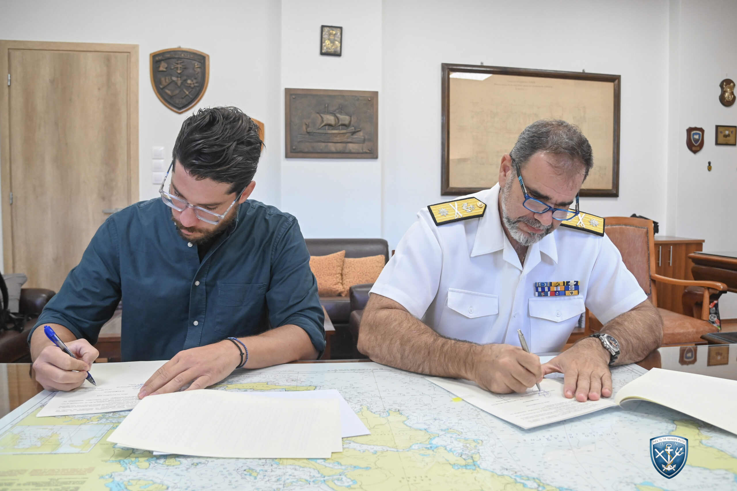 Υπογραφή Μνημονίου Ανανέωσης Συνεργασίας Πολεμικού Ναυτικού με Εταιρεία METLOCKAST HELLAS LTD