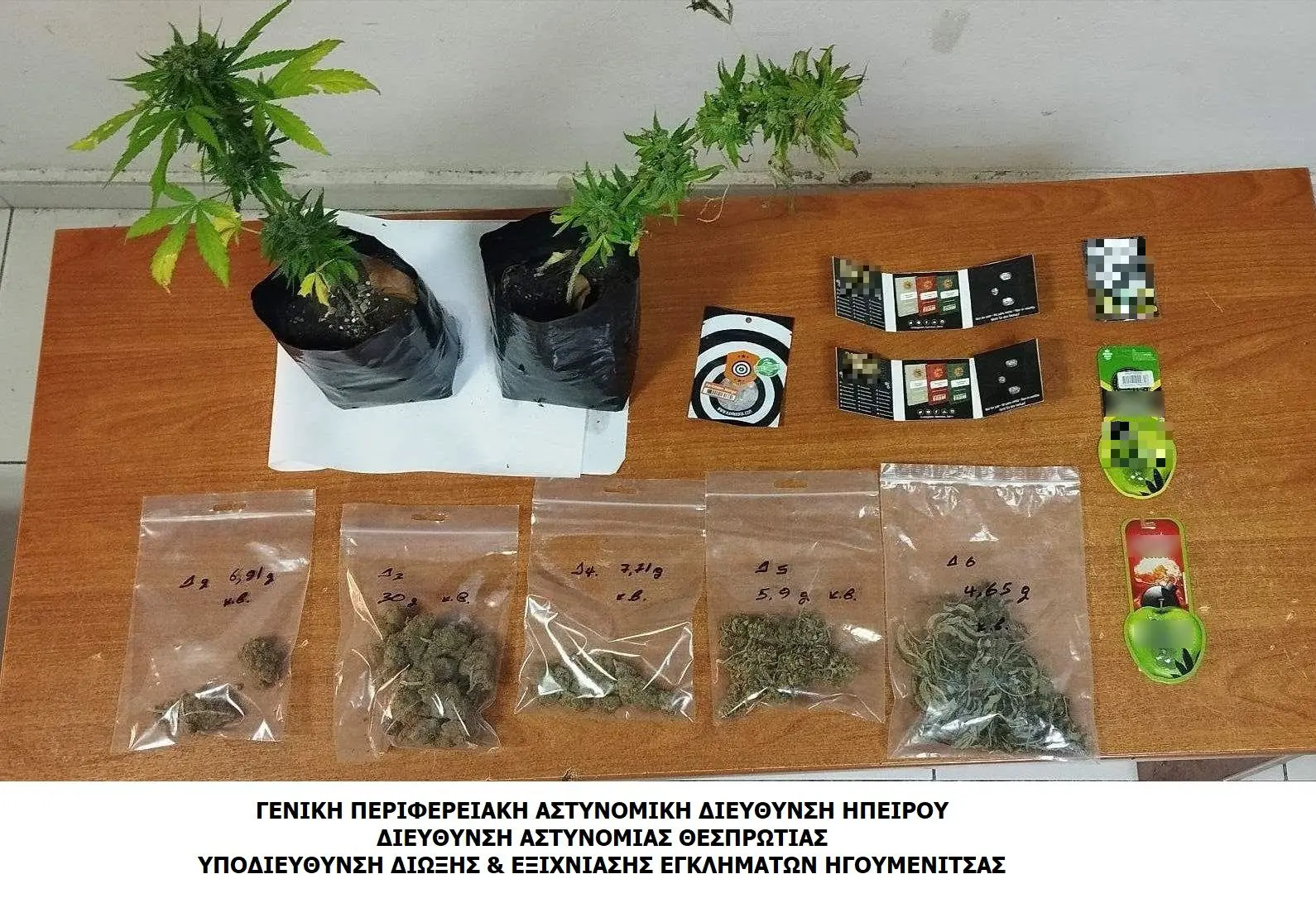 Απρόσμενο «πράσινο» θερμοκήπιο και οπλοστάσιο: Χειροπέδες σε ημεδαπό για ναρκωτικά