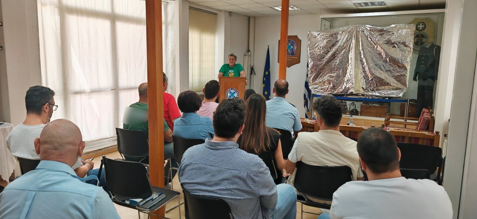 Eκπαιδευτική ημερίδα στην έδρα της Δ/νσης Αστυνομίας Πέλλας για την αντιμετώπιση της ενδοοικογενειακής βίας