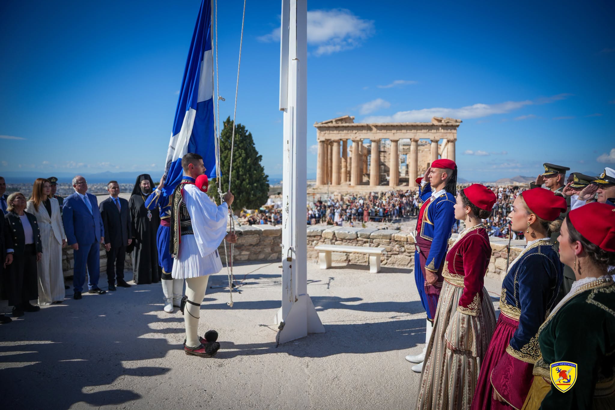 Ο Αρχηγός ΓΕΕΘΑ Δημήτριος Χούπης στις εκδηλώσεις για την 82η επέτειο Απελευθέρωσης των Αθηνών από τα στρατεύματα της κατοχής
