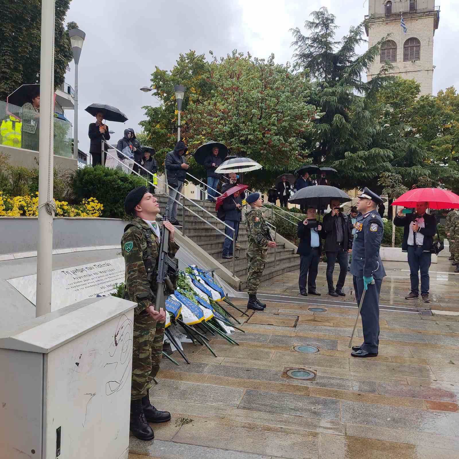 Στις εκδηλώσεις για την 114η επέτειο από την απελευθέρωση της Κοζάνης από τον τουρκικό ζυγό ο Ταξίαρχος Νικόλαος Έξαρχος