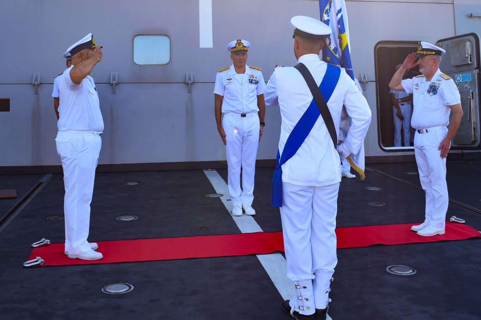 Παραλαβή Καθηκόντων Διοικητή εν Πλω της Επιχείρησης «IRINI» από την Ελλάδα