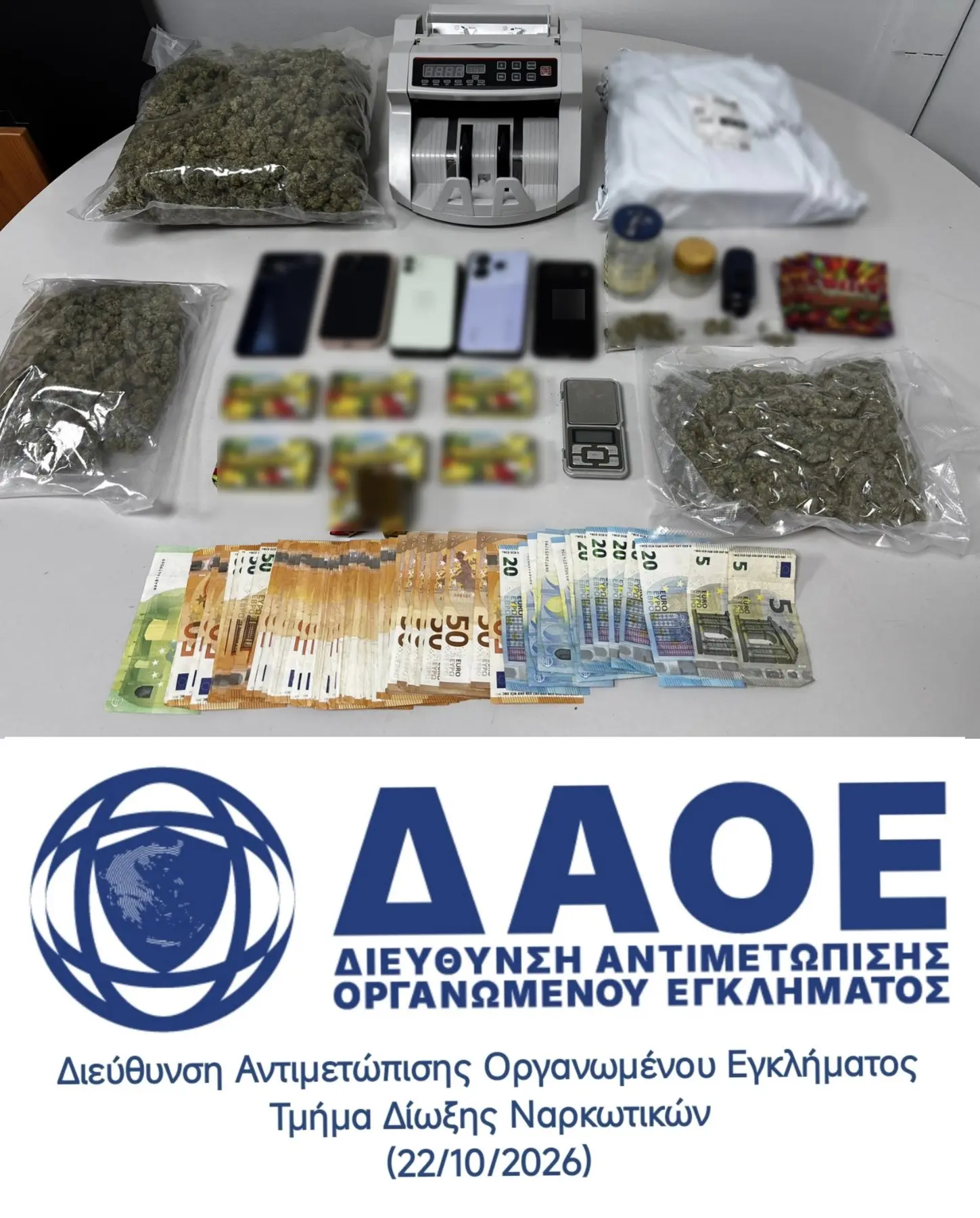 Συνελήφθησαν τρεις νεαροί ημεδαποί για διακίνηση κάνναβης με ταχυδρομικά δέματα