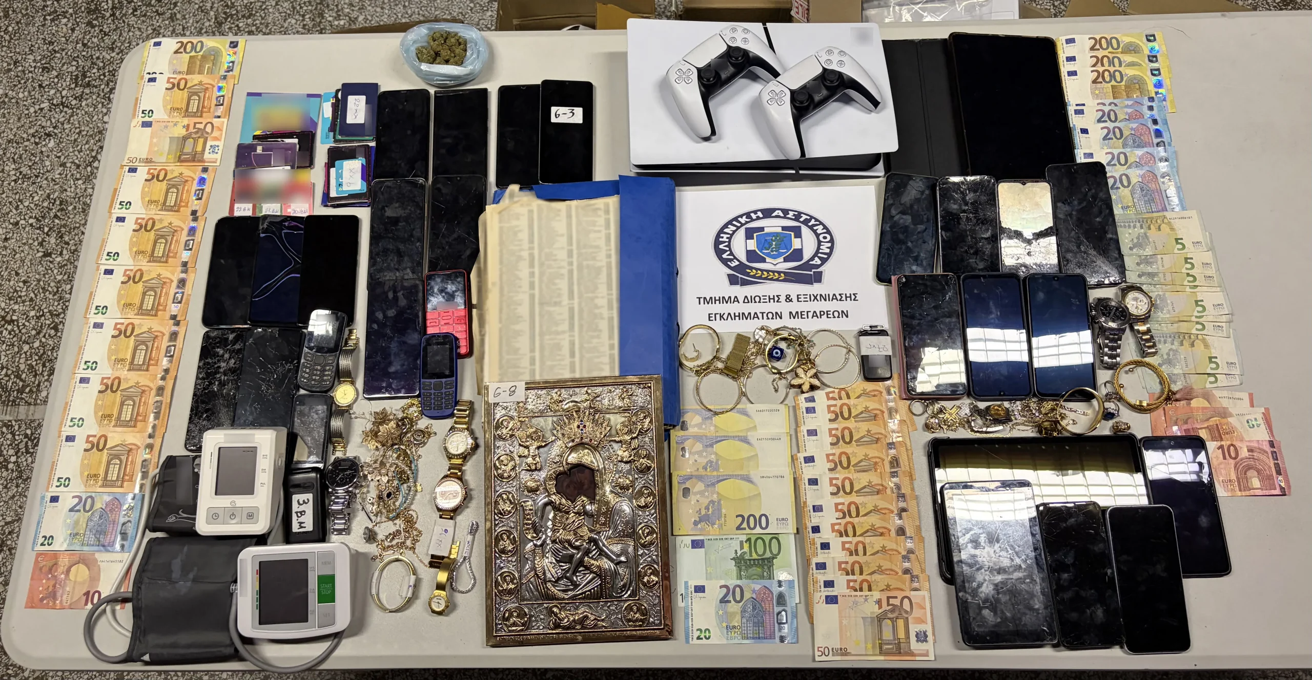 Εξαρθρώθηκε πολυμελής εγκληματική οργάνωση με λεία άνω των 350.000 ευρώ – Εξιχνιάστηκαν 78 υποθέσεις (βίντεο)