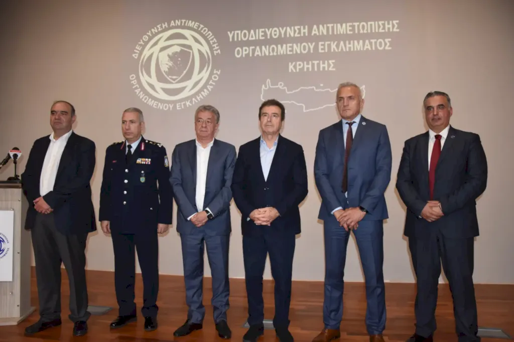 Ο Μ. Χρυσοχοΐδης στην Κρήτη – Εγκαίνια για την Υποδιεύθυνση Αντιμετώπισης Οργανωμένου Εγκλήματος