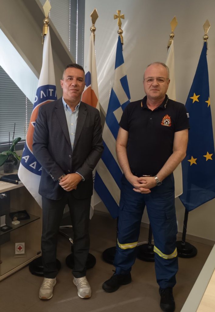 Συνάντηση του Προέδρου της Π.Ο.Ε.Υ.Π.Σ. με τον Αρχηγό του Πυροσβεστικού Σώματος
