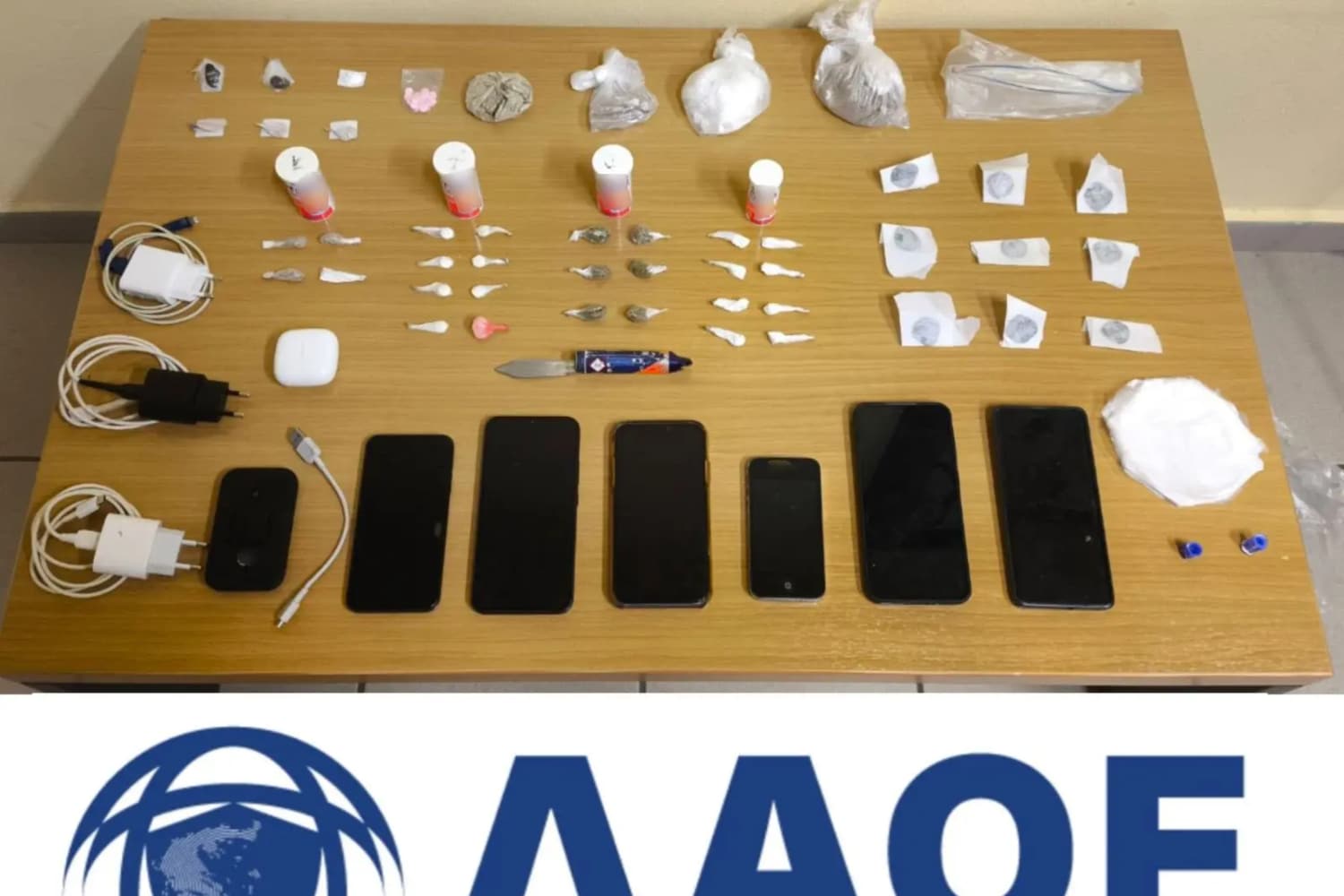 Έφοδος της ΕΛ.ΑΣ σε 7 κελιά στις φυλακές Μαλανδρίνου – Εντοπίστηκαν ναρκωτικά, αυτοσχέδια μαχαίρια, κινητά και router