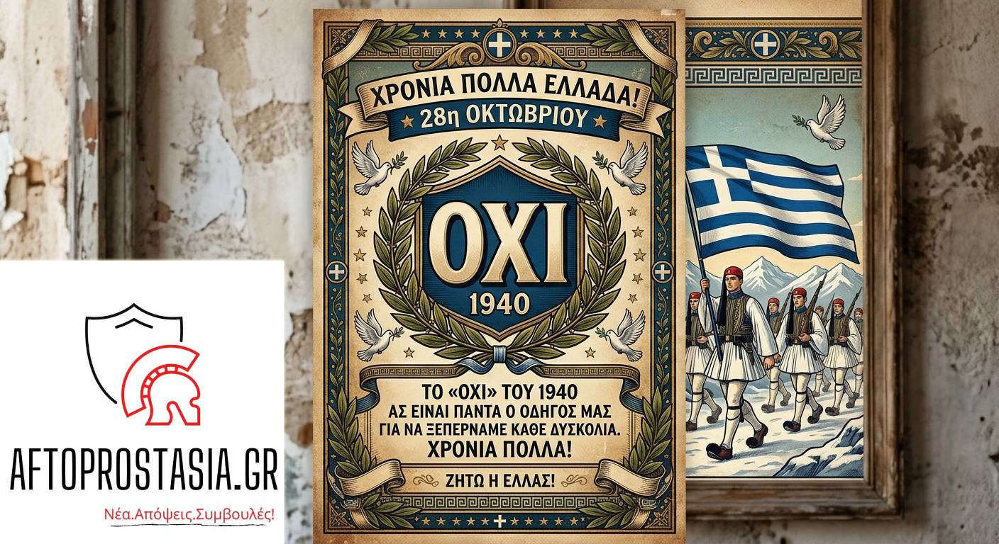 28η Οκτωβρίου: Χρόνια Πολλά Ελλάδα, Χρόνια Πολλά Έλληνες